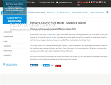 Tablet Screenshot of pestanacasinopark.com